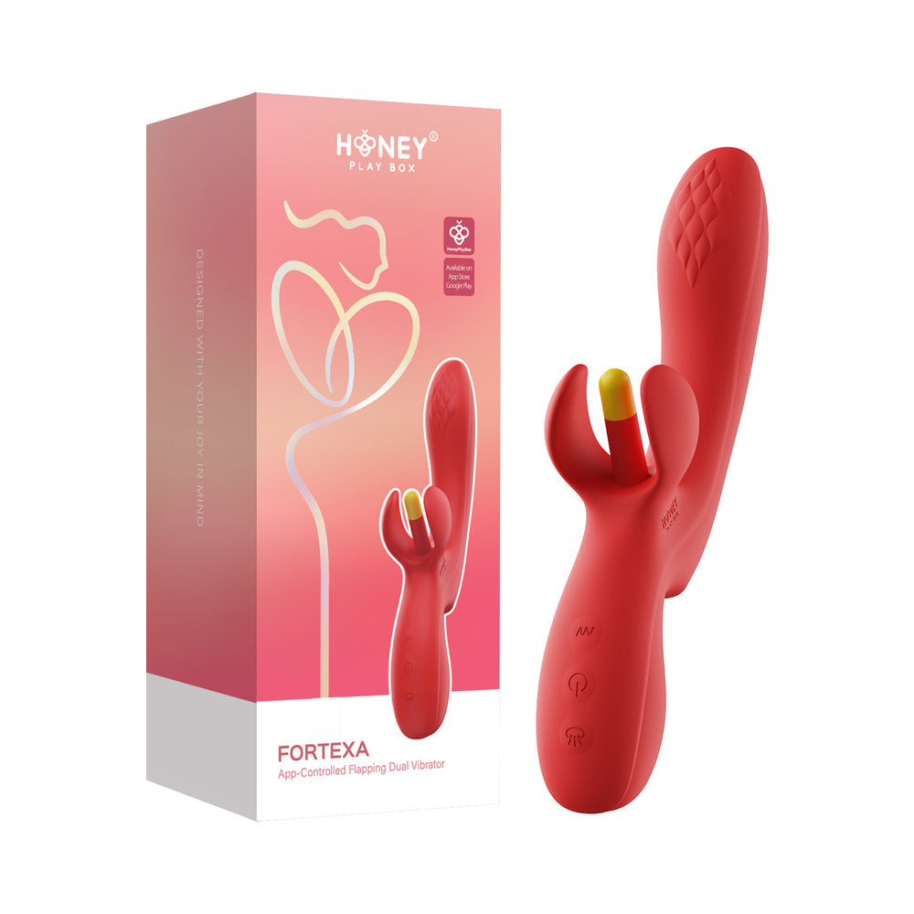 HONEY PLAY BOX - FORTEXA APP CONTROLLED KINKY FINGER FLAPPING DUAL STIMULATOR