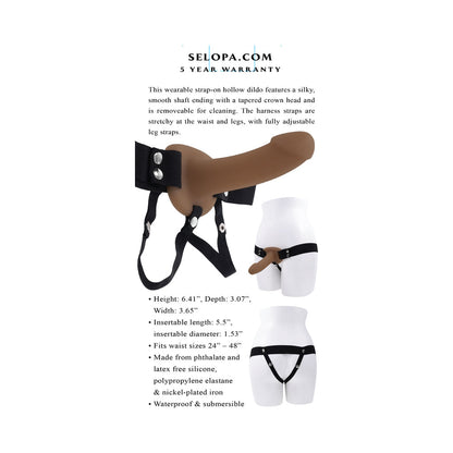 SELOPA - OUR FIRST HOLLOW STRAP-ON DARK