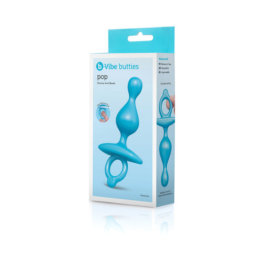 B-VIBE - BUTTIES POP BEADED SILICONE PLUG