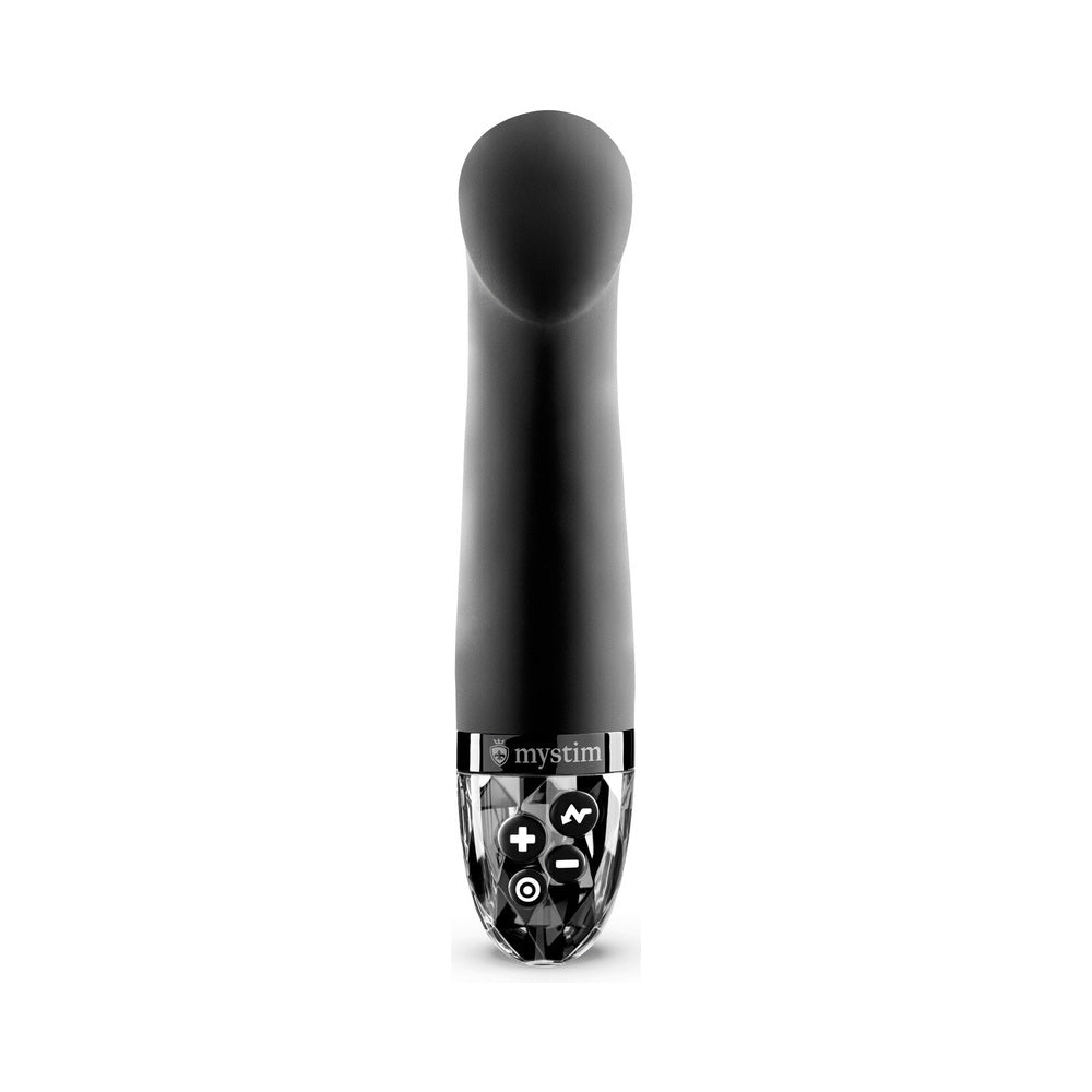 MYSTIM - RIGHT ON RON E-STIM VIBRATOR BLACK