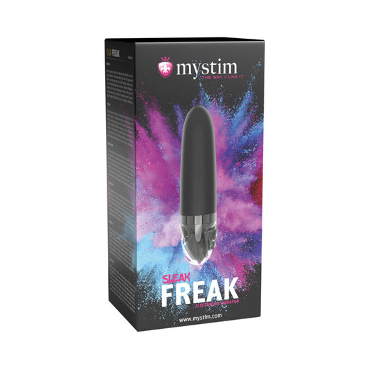 MYSTIM - SLEAK FREAK E-STIM VIBRATOR BLACK