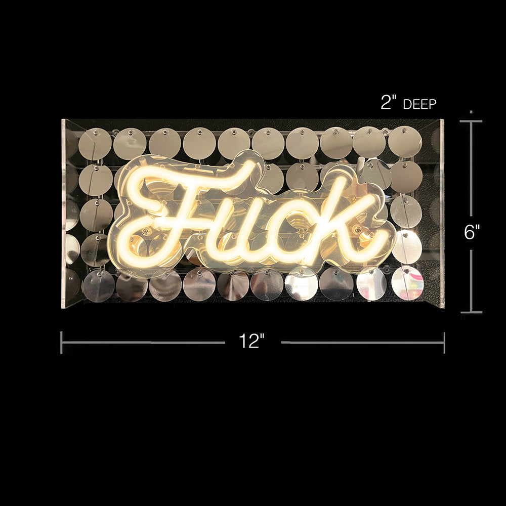 LITTLE GENIE - NEON FUCK LIGHT UP SIGN