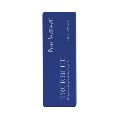 CLASSIC BRANDS - PURE INSTINCT PHEROMONE PERFUME OIL WITH DROPPER TRUE BLUE 15 ML 0.5 FL. OZ.
