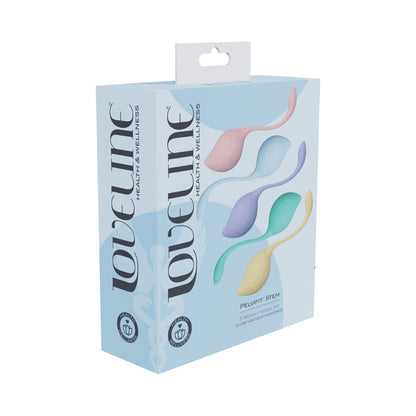 SHOTS - LOVELINE PELVIFIT STEM KEGEL KIT MULTIWEIGHT WATERPROOF MULTICOLOR