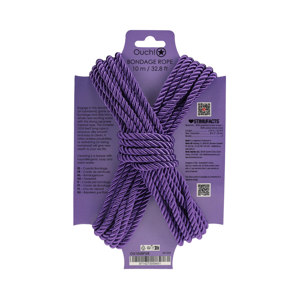 SHOTS - OUCH! BONDAGE ROPE 10 NYLON