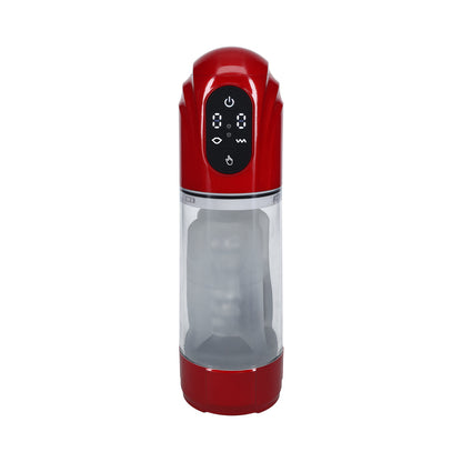 SHOTS - PUMPED TECHNOTHRUST AUTOMATIC MASTURBATOR WATERPROOF METALLIC RED