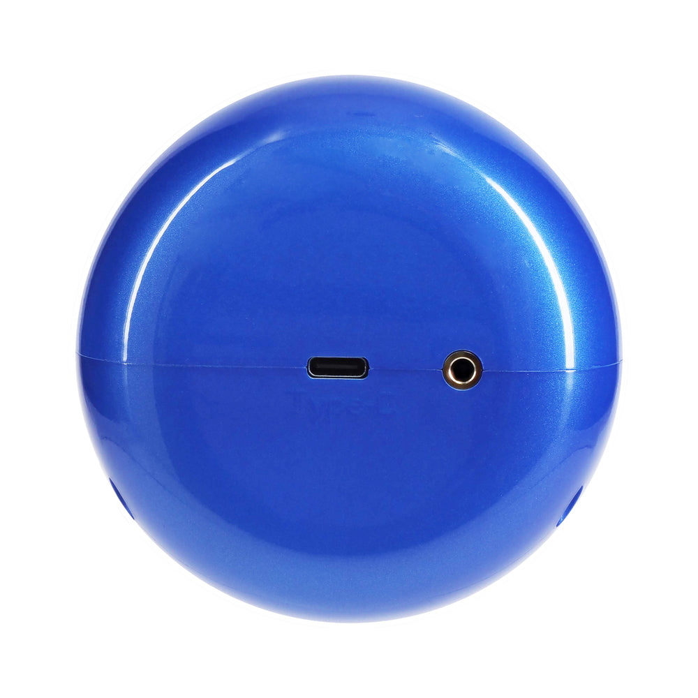 SHOTS - PUMPED VORTEX MASTURBATOR METALLIC BLUE