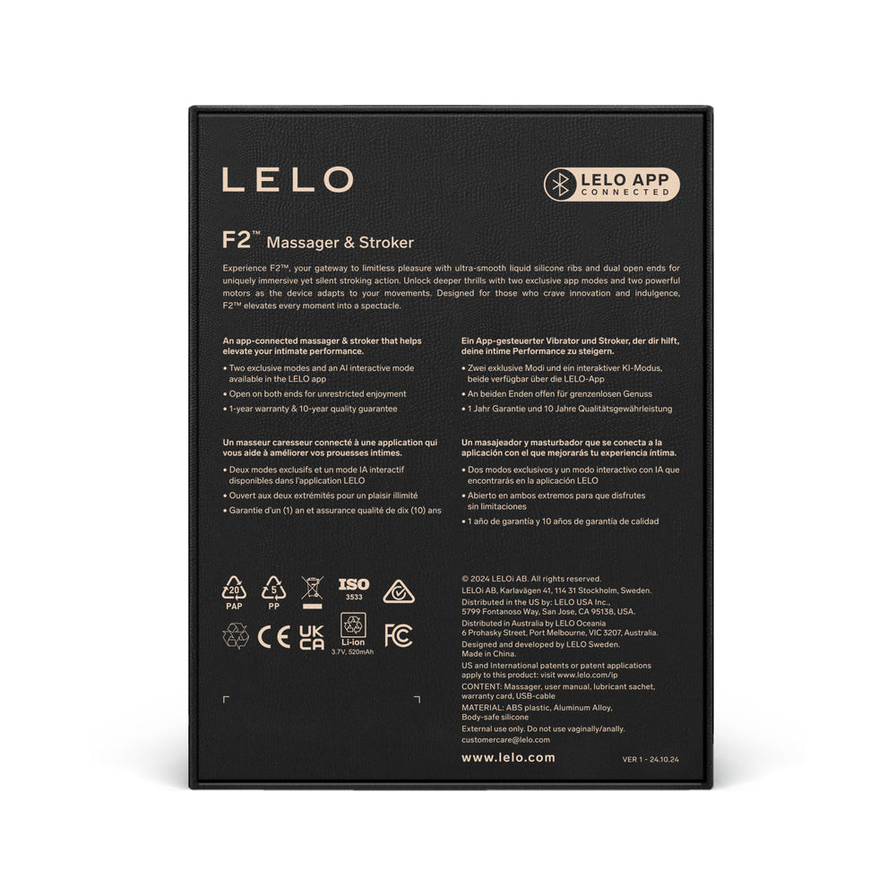 LELO - F2S MASSAGER & STROKER