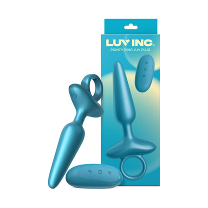 LUV INC. - PR37: PLUG LUV COM ANEL PONTIAGUDO AZUL METÁLICO