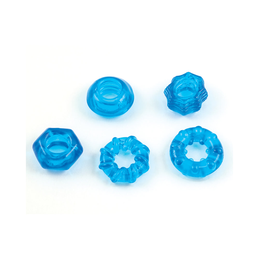 NASSTOYS - ENHANCER FIVE PIECE COCK RING SET