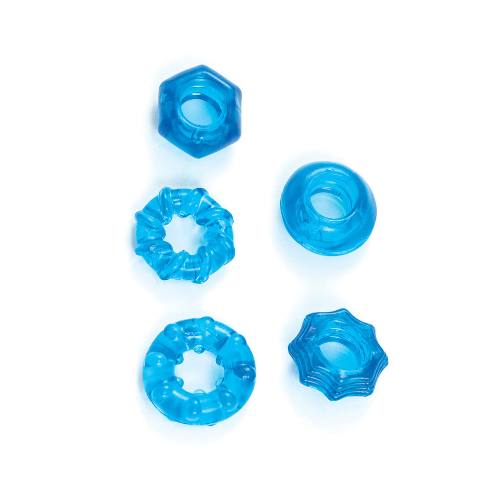 NASSTOYS - ENHANCER FIVE PIECE COCK RING SET