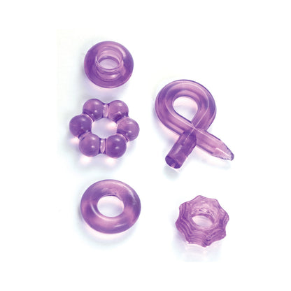 NASSTOYS - ENHANCER FIVE PIECE COCK RING SET