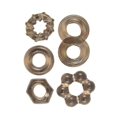 NASSTOYS - ENHANCER FIVE PIECE COCK RING SET