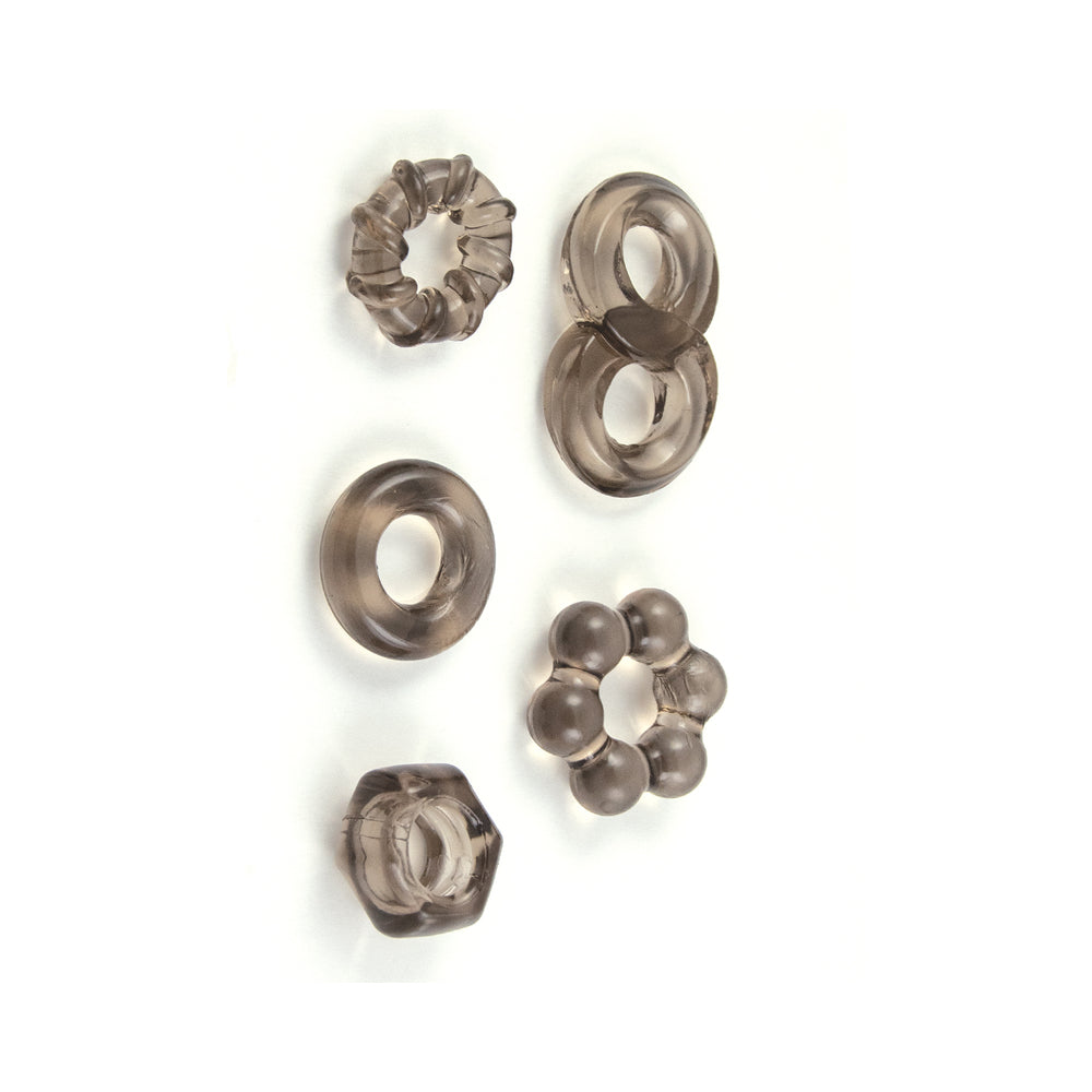 NASSTOYS - ENHANCER FIVE PIECE COCK RING SET