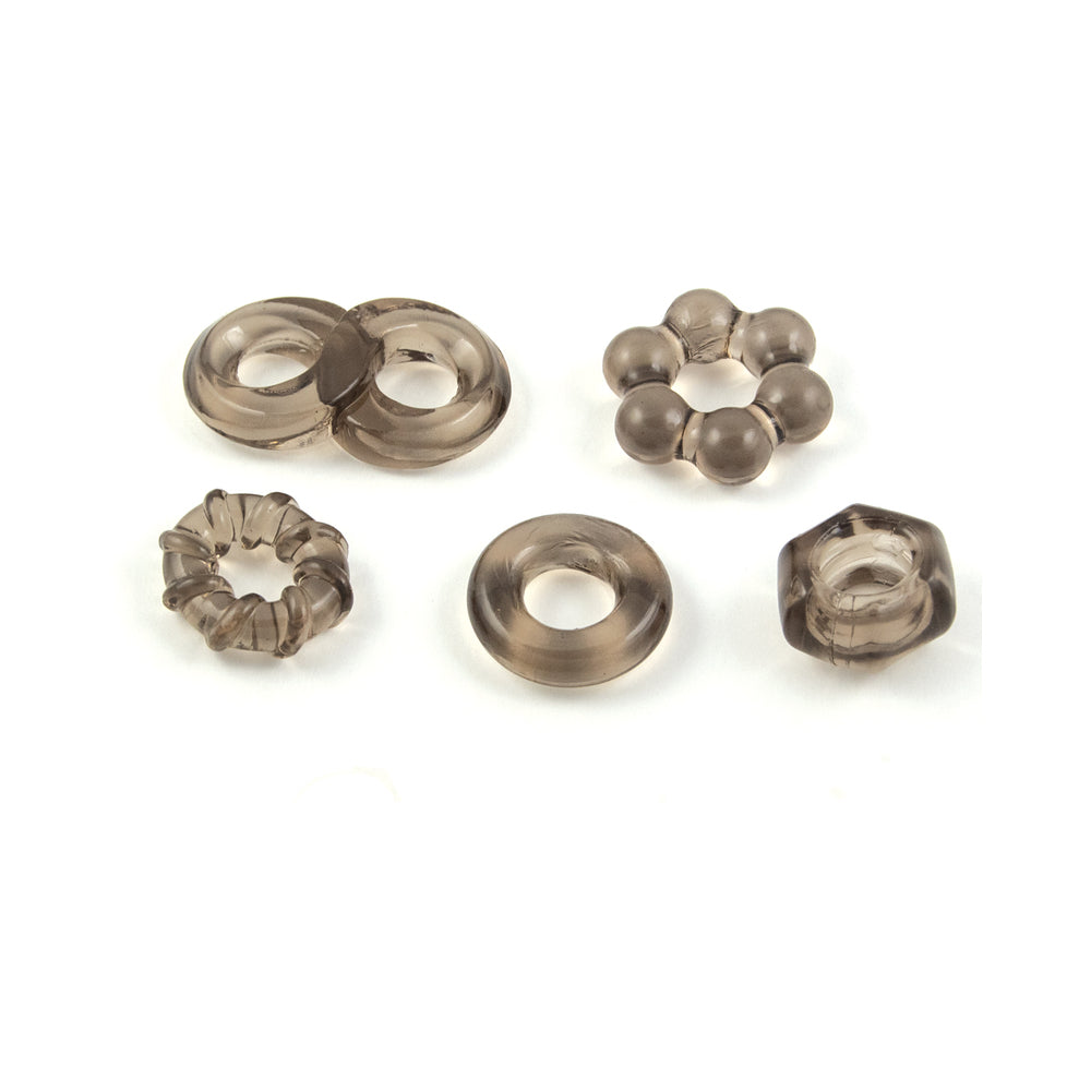 NASSTOYS - ENHANCER FIVE PIECE COCK RING SET