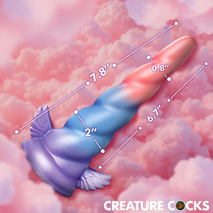 XR BRANDS - CREATURE COCKS DELUXE DREAM RIDER VIBRATING UNICORN SILICONE DILDO