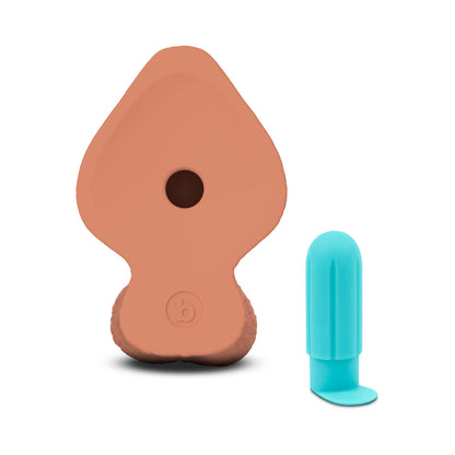 B-VIBE - SLIPSKIN REALISTIC SILICONE DILDO 9 IN. GIRTHY