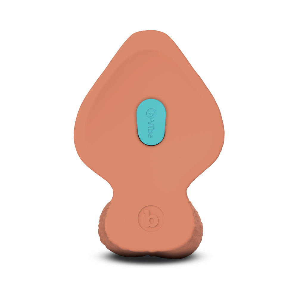 B-VIBE - SLIPSKIN REALISTIC SILICONE DILDO 9 IN. GIRTHY