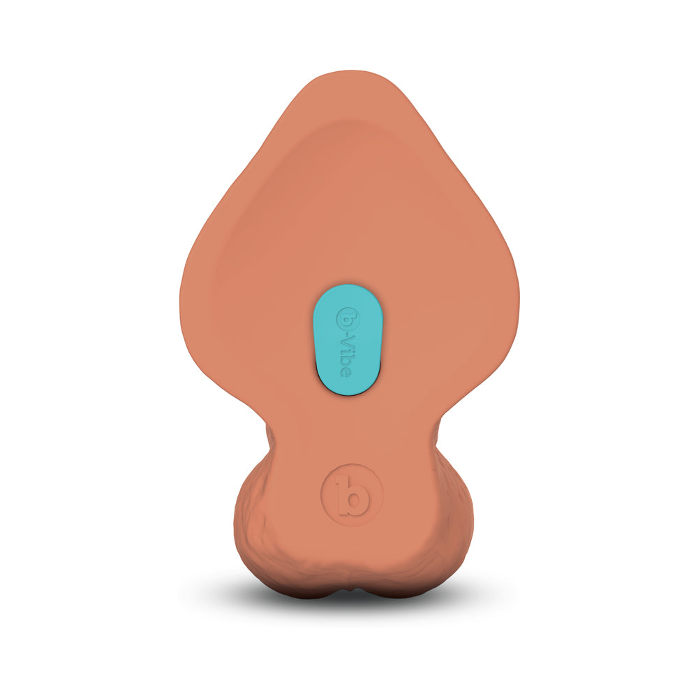 B-VIBE - SLIPSKIN REALISTIC SILICONE DILDO 10 IN. CURVED