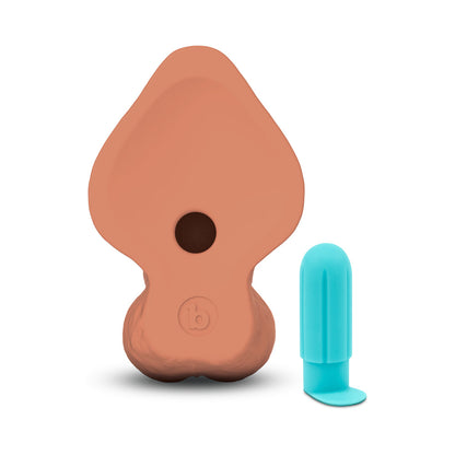 B-VIBE - SLIPSKIN REALISTIC SILICONE DILDO 10 IN. CURVED