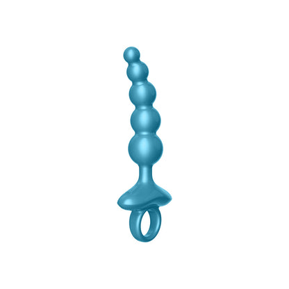 LUV INC. - CR23: CURVED RING LUV BEADS METALLIC BLUE
