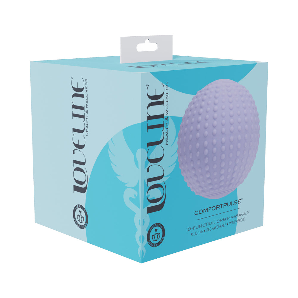 SHOTS - VIBRADOR DE SILICONE LOVELINE COMFORTPULSE LAVANDA