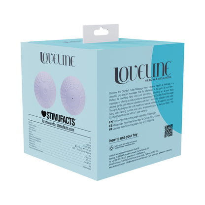 SHOTS - VIBRADOR DE SILICONE LOVELINE COMFORTPULSE LAVANDA