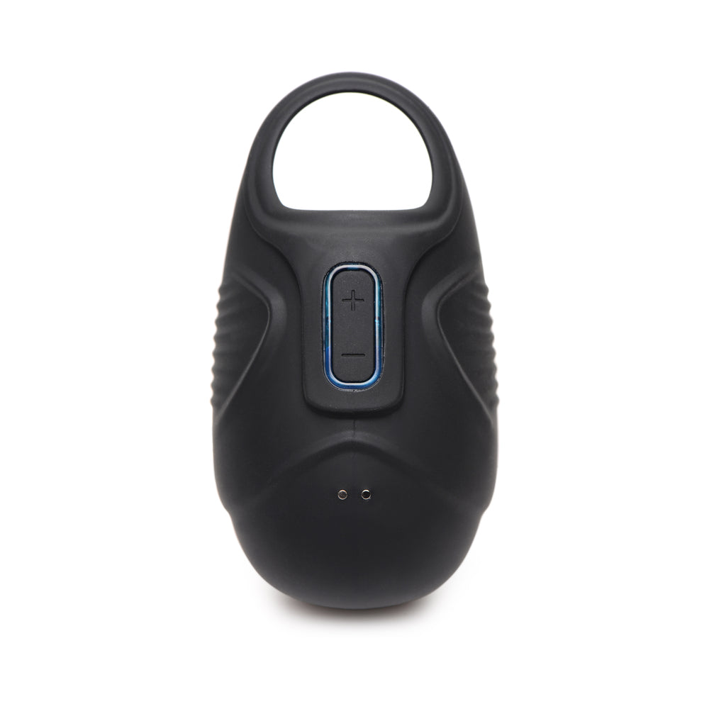 XR BRANDS - TRINITY MEN 7X VIBRATING SILICONE SCROTAL BALL STRETCHER