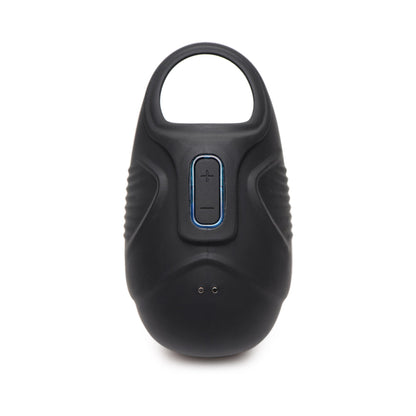 XR BRANDS - TRINITY MEN 7X VIBRATING SILICONE SCROTAL BALL STRETCHER