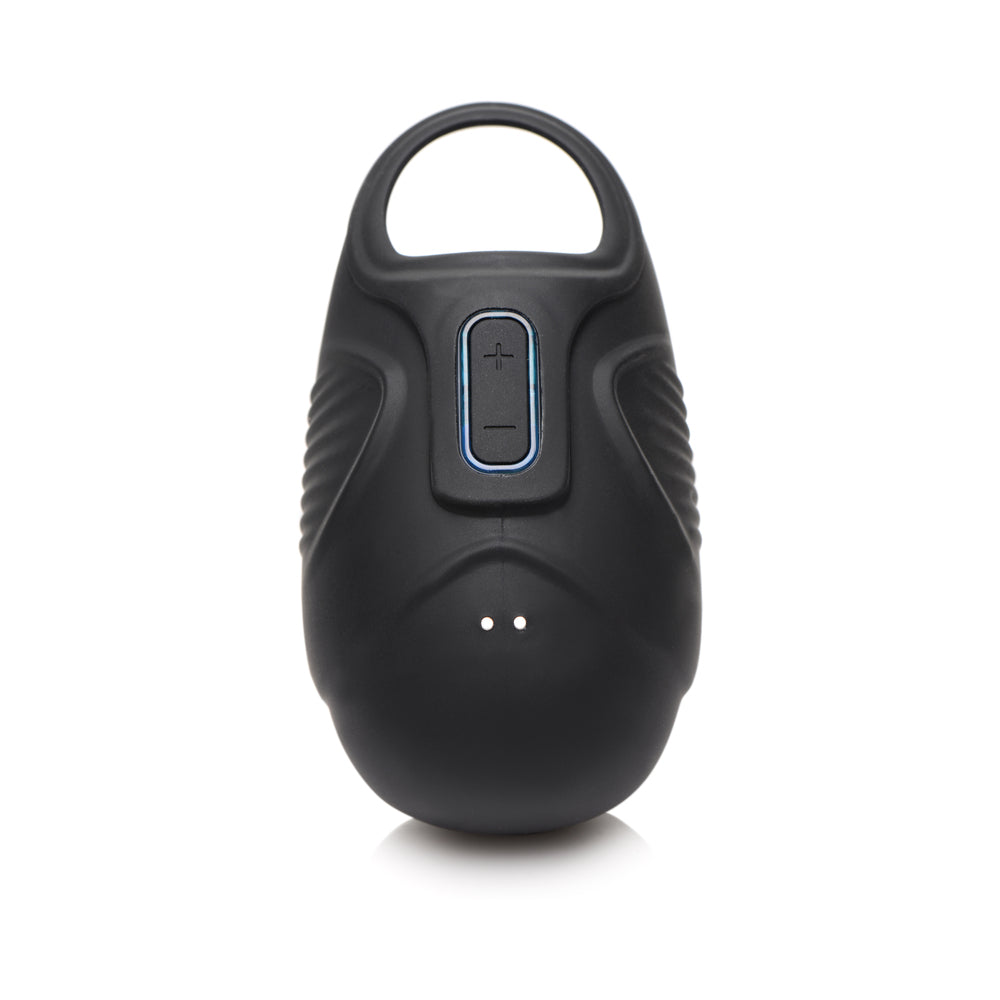 XR BRANDS - TRINITY MEN 7X VIBRATING SILICONE SCROTAL BALL STRETCHER