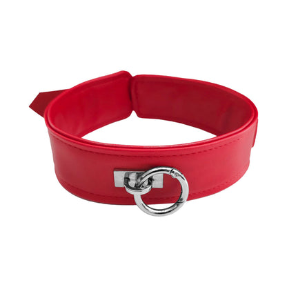 ROUGE GARMENTS - ROUGE VEGAN FETISH PLAY COLLAR RED