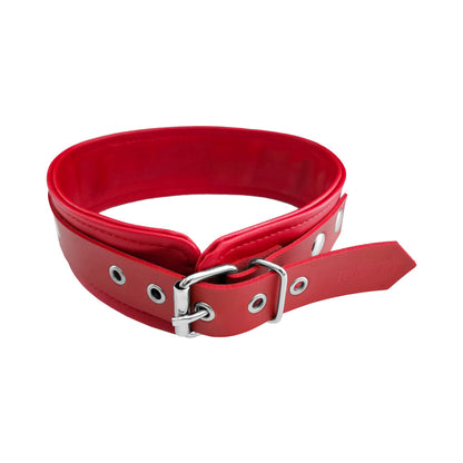ROUGE GARMENTS - ROUGE VEGAN FETISH PLAY COLLAR RED