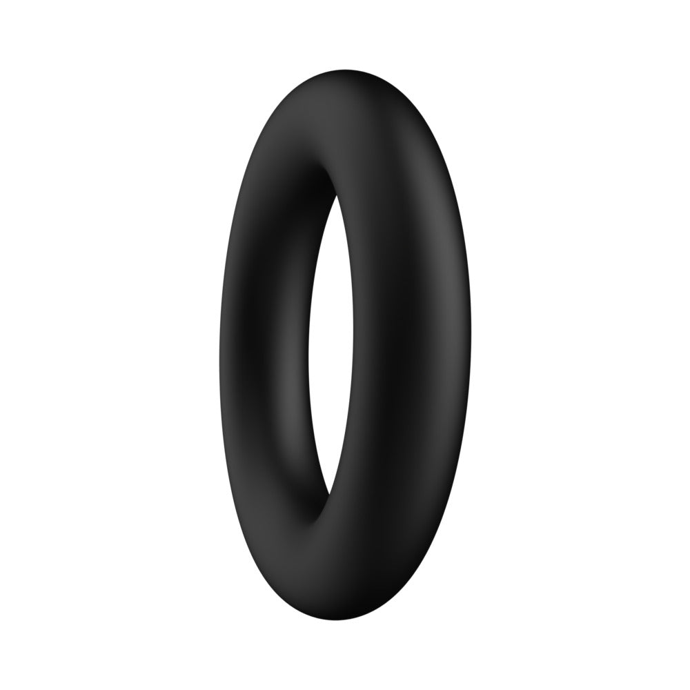 FORTO - F-39: CONJUNTO DE 3 ANEIS PENIANOS PRETO