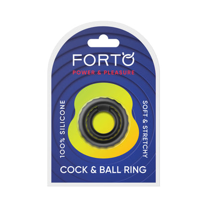 FORTO - F-43: TIERED COCK & BALL RING BLACK
