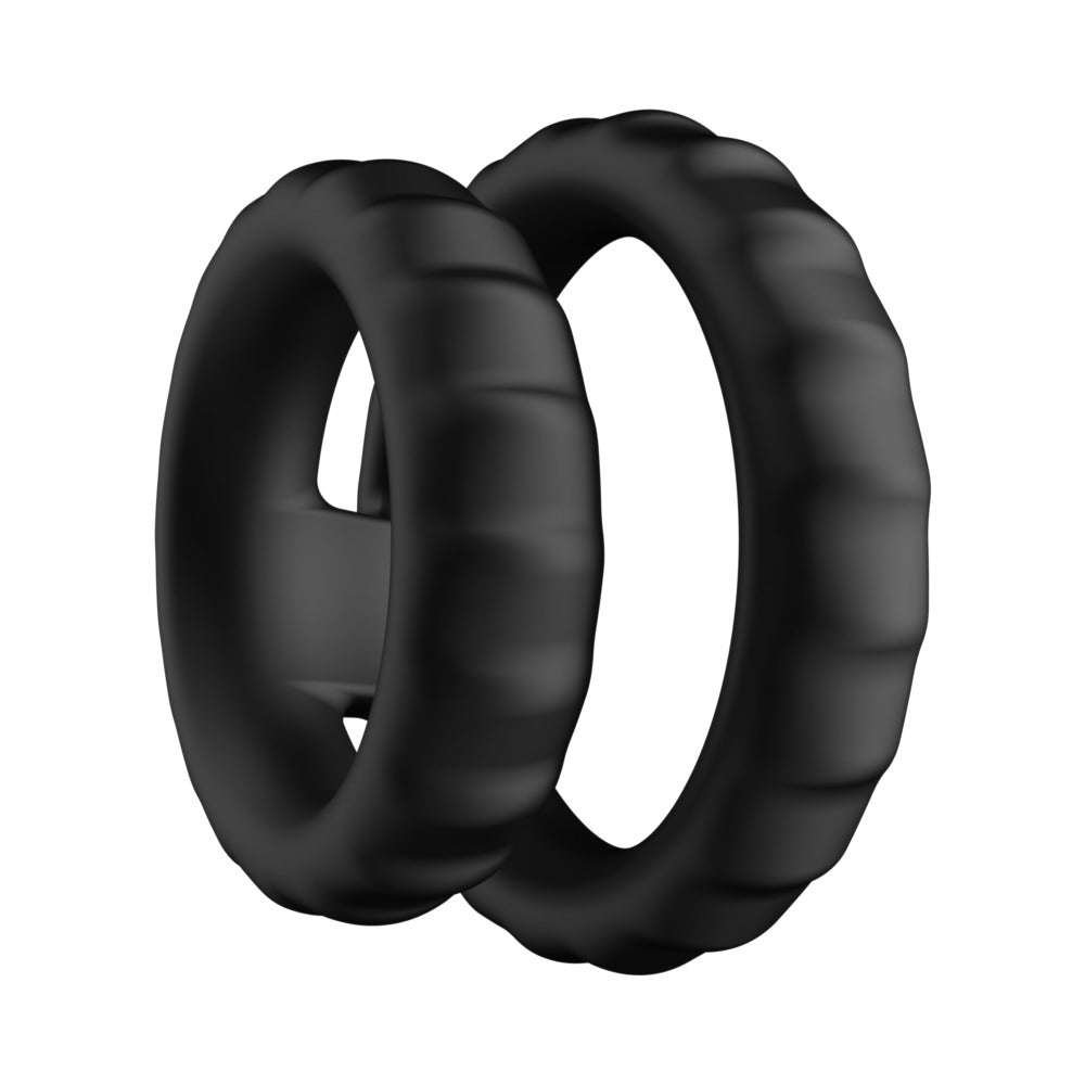 FORTO - F-43: TIERED COCK & BALL RING BLACK