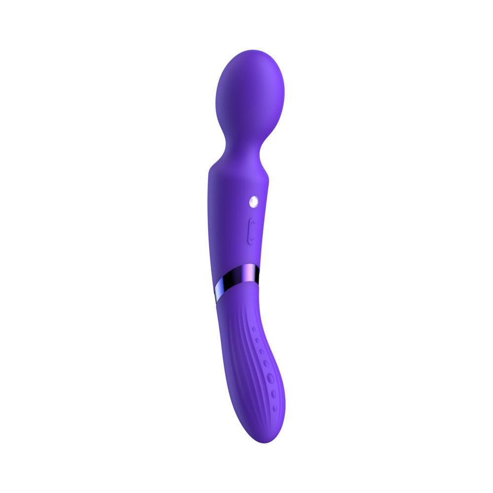 LUV INC. - DE39: DOUBLE-ENDED LUV WAND DARK PURPLE