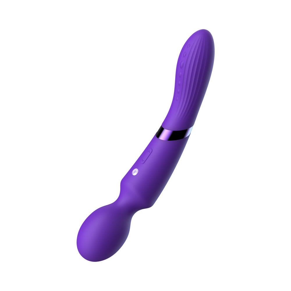 LUV INC. - DE39: DOUBLE-ENDED LUV WAND DARK PURPLE