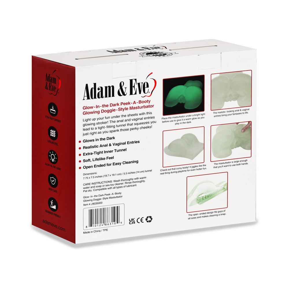 ADAM & EVE - PEEK-A-BOOTY QUE BRILHA NO ESCURO