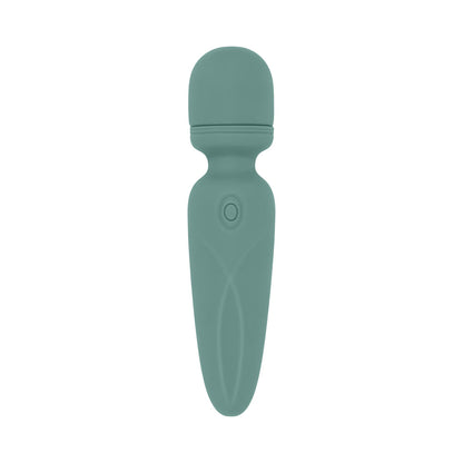 EVOLVED - RUMBLE WAND MINI VIBRADOR RECARREGÁVEL DE SILICONE VERDE