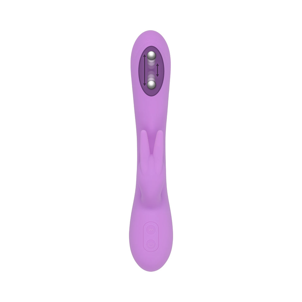 EVOLVED - BEAD THE WAY ESTIMULADOR DUPLO RECARREGÁVEL DE SILICONE ROSA