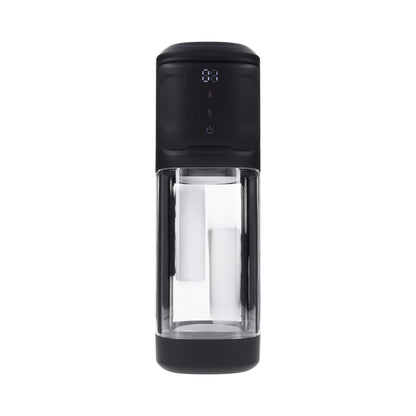 PLAYBOY - SIDE PIECE RECHARGEABLE VIBRATING WARMING STROKER