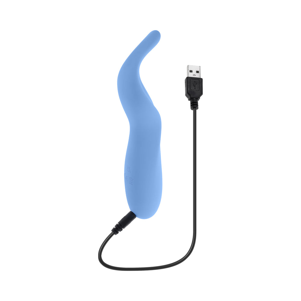 SELOPA - TENDER TICKLER RECHARGEABLE VIBRATOR SILICONE BLUE