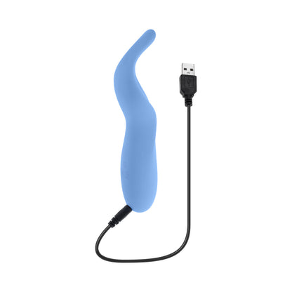 SELOPA - TENDER TICKLER RECHARGEABLE VIBRATOR SILICONE BLUE