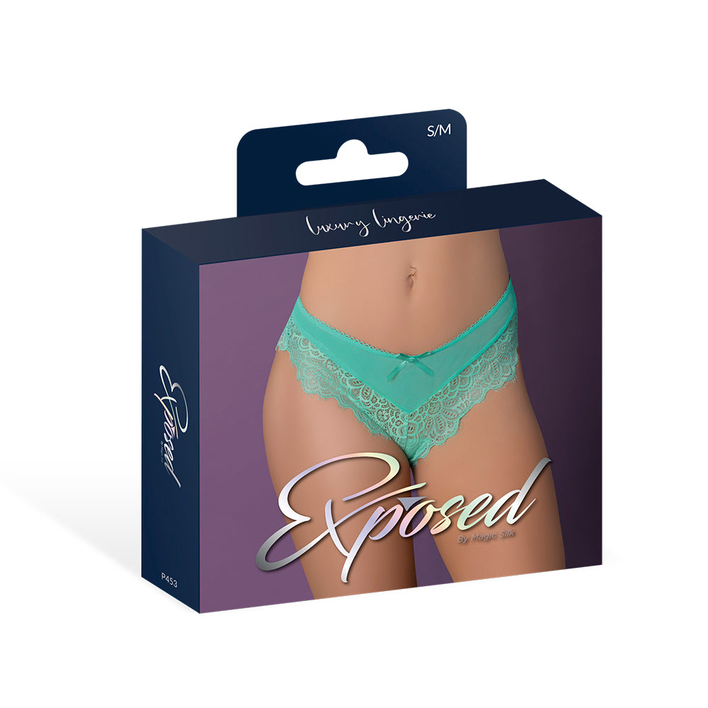 MAGIC SILK - CUECA CHEEKY DE CINTURA BAIXA CARIBBEAN CRUSH GLOW