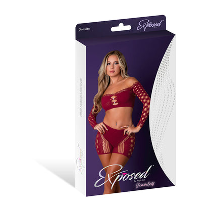 MAGIC SILK - SEAMLESS CROP TOP & SHORT SET