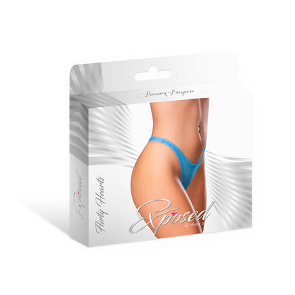 MAGIC SILK - FLIRTY HEARTS LOW RISE MICRO THONG SUGAR
