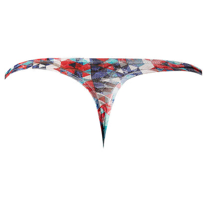 MALE POWER - YOUR LACE OR MINE BONG THONG GEOMETRIC