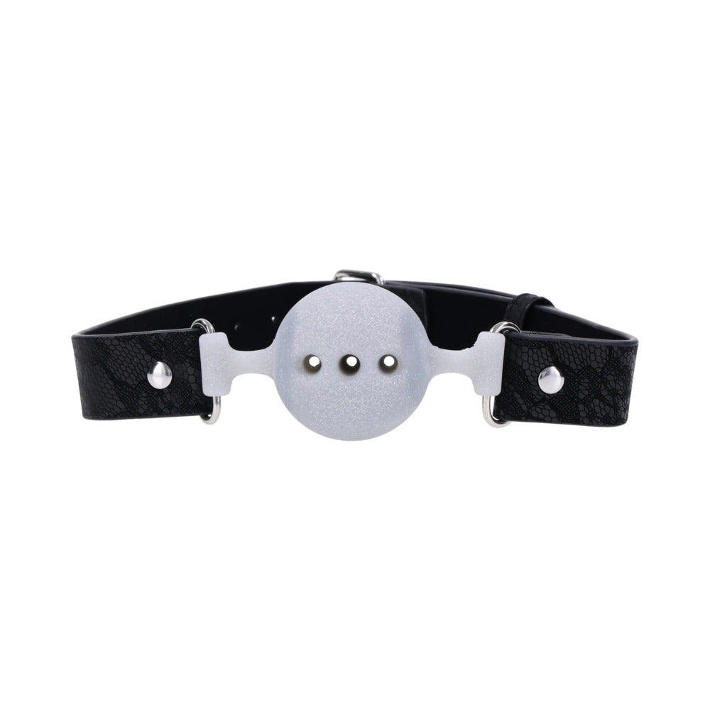 SPORTSHEETS - SEX & MISCHIEF LACE SILICONE BREATHABLE BALL GAG