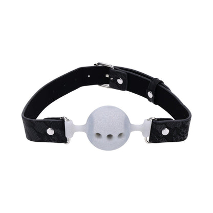 SPORTSHEETS - SEX & MISCHIEF LACE SILICONE BREATHABLE BALL GAG