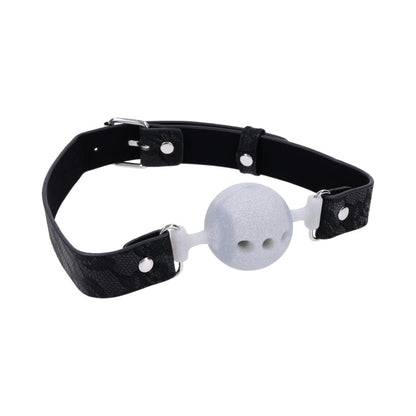 SPORTSHEETS - SEX & MISCHIEF LACE SILICONE BREATHABLE BALL GAG
